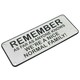 image 4 of Remember We Are A Normal Family Cast Iron Sign Plaque Door Wall House Gate