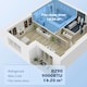 image 5 of HOMCOM 9000 BTU Portable Air Conditioner Unit with WiFi Smart App, 20m²