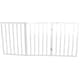 image 3 of Oypla White Dog Safety Folding Wooden Pet Gate Portable Indoor Barrier