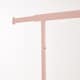 image 9 of House of Home Heavy Duty Pink Clothes Rail Adjustable Width Height  with Shelf on Wheels