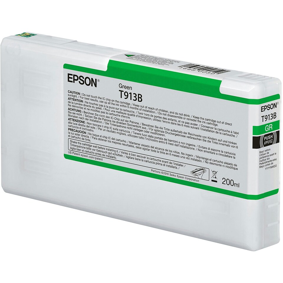 Epson T913B Green Ink Cartridge 200ml - C13T913B00 N/A