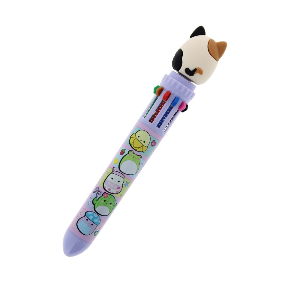 image 1 of Squishmallows Multi Colour Pens - Set of 2