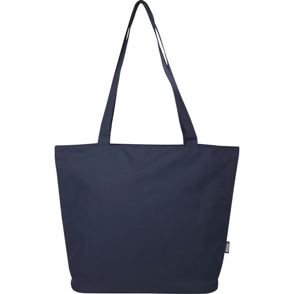 image 1 of Panama Recycled Zipped 20L Tote Bag - Navy - One Size | Blue