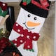 image 5 of Bulk of 36 Hanging Christmas Stockings with 3 Different Designs - Santa, Snowman & Elf
