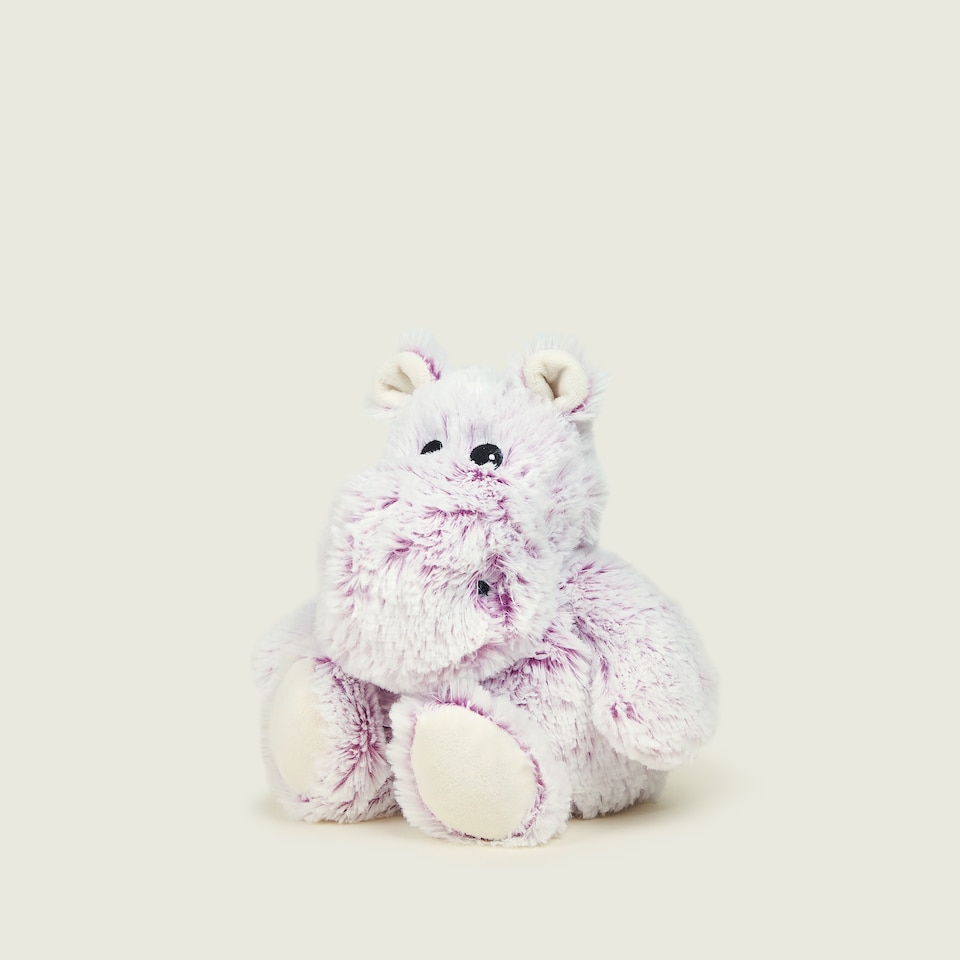 image 1 of Warmies Junior Plush Marshmallow Hippo MEDIUM