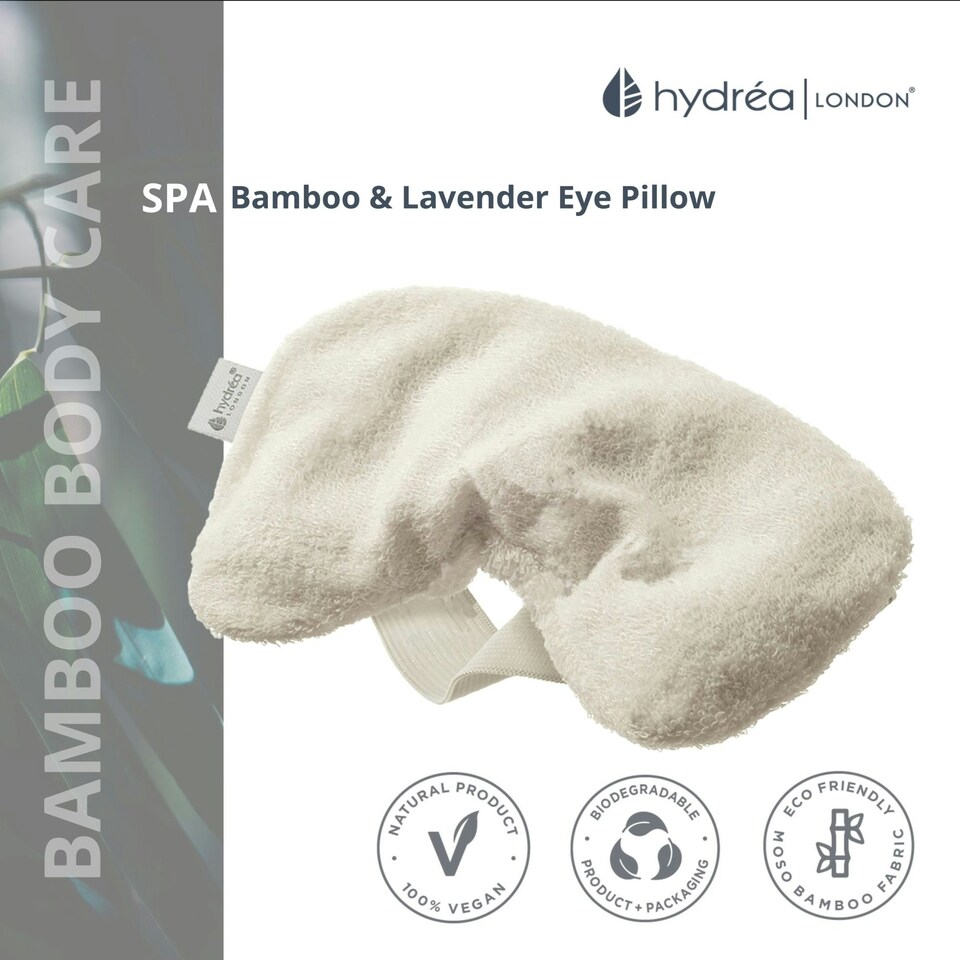 image 1 of Hydréa London Bamboo Lavender Eye Pillow