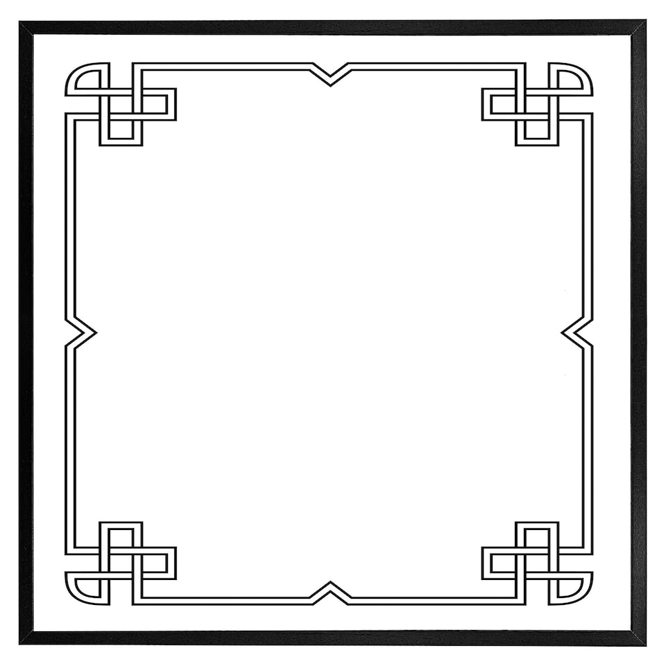 image 1 of Roman ornamental frame (Picture Frame) Black | XS