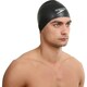 image 4 of Speedo Unisex Adult 3D Silicone Swim Cap - Black - One Size