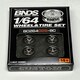 image 4 of BNDS Custom Wheel Parts Wheel and Tyre Set Black Chrome 1:64 MOT Hobby BC26402SBC