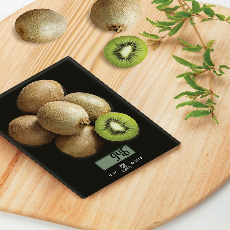 image 1 of CKSG01N-Casa - Kitchen Scale Glass - Nero