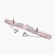 image 4 of Myga Pilates Split Glider Board with Adjustable Handrail - Pink