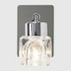 image 1 of ValueLights Ritz Ice Cube Pair of Silver Indoor Wall Spotlight
