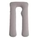 image 1 of Nicola Spring Pregnancy Pillow with Storage Bag - 52 inch | Grey | Grey | One Size