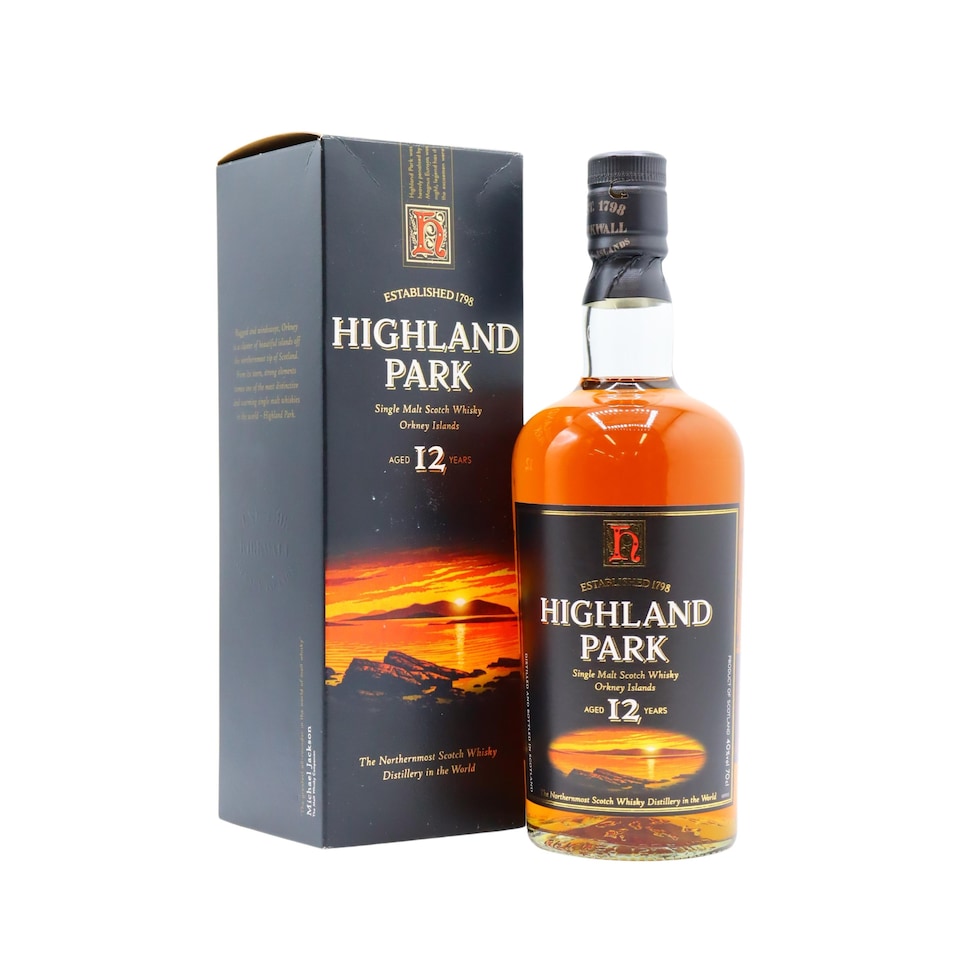 Highland Park - Highland Single Malt Scotch 12 year old Whisky (Old Bottling)