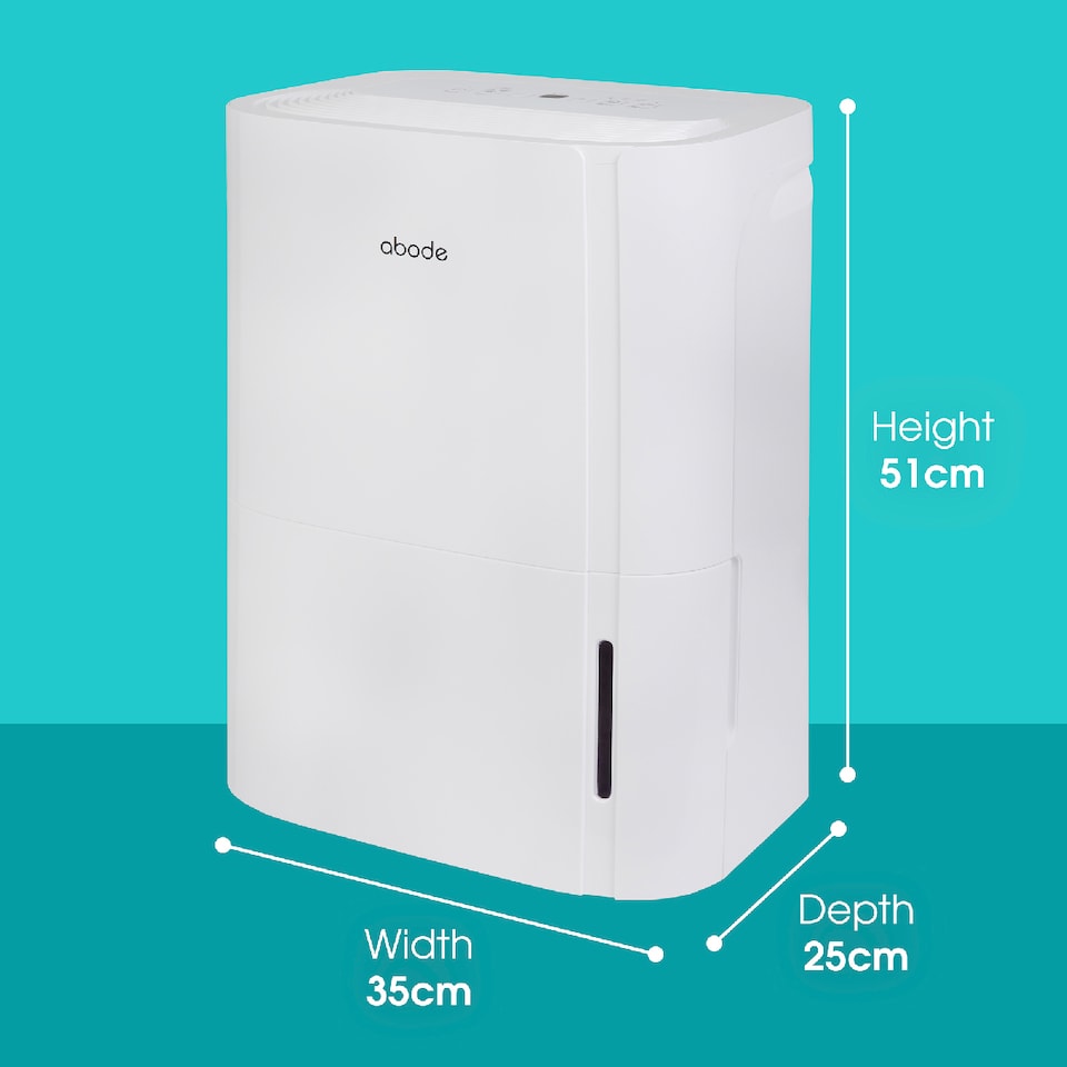image 1 of Abode White Dehumidifier 16 Litre/Day Clothes Dryer LED Display ADH1601