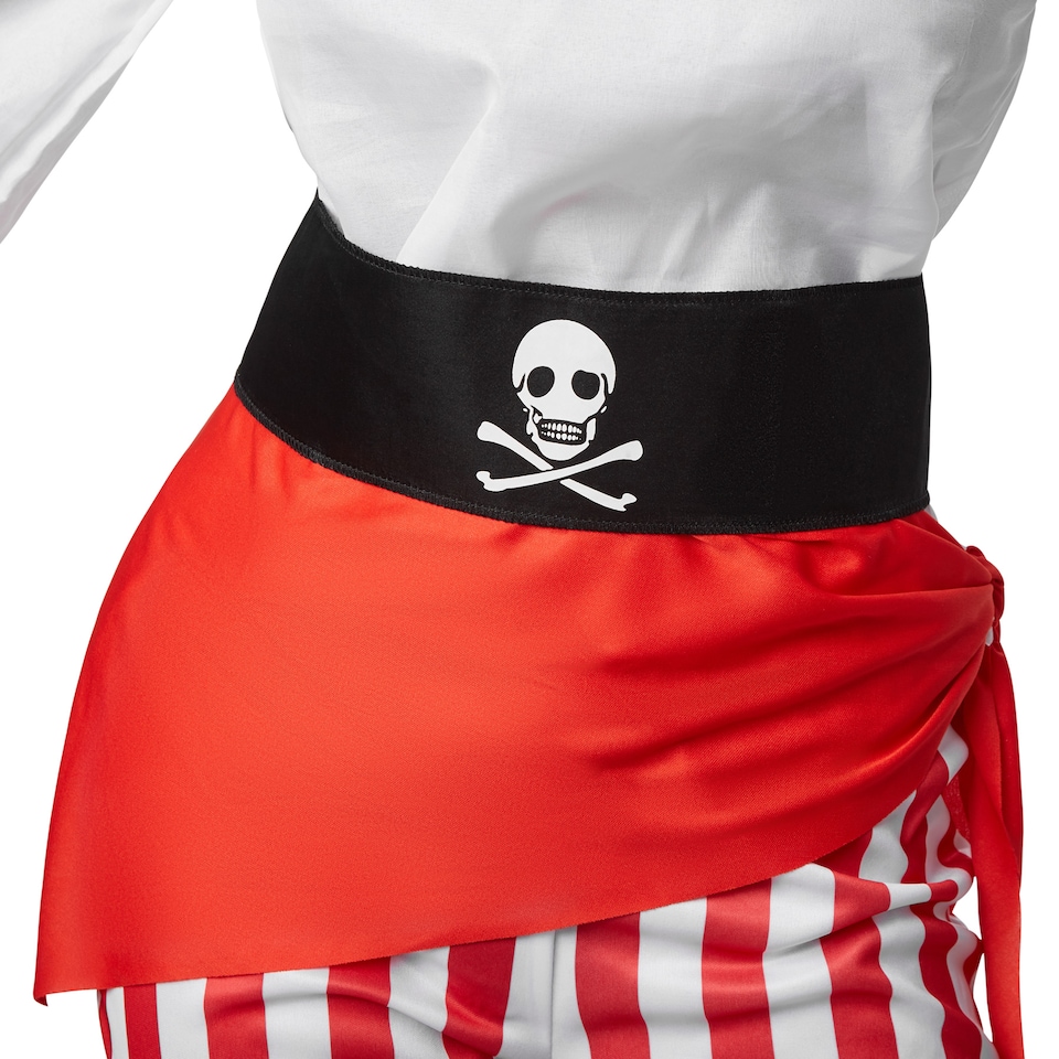 image 1 of Womens Buccaneer of the sea costume | Red | red/white | 1