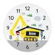 image 6 of Personalised Digger Wooden Clock
