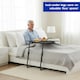 image 3 of Harbour Housewares Height Adjustable Folding Laptop Table - Black