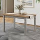 image 1 of Mercers Furniture Corona Grey Wax Small Extending Dining Table Solid Wood Pine Wooden Kitchen with Mexican Styling