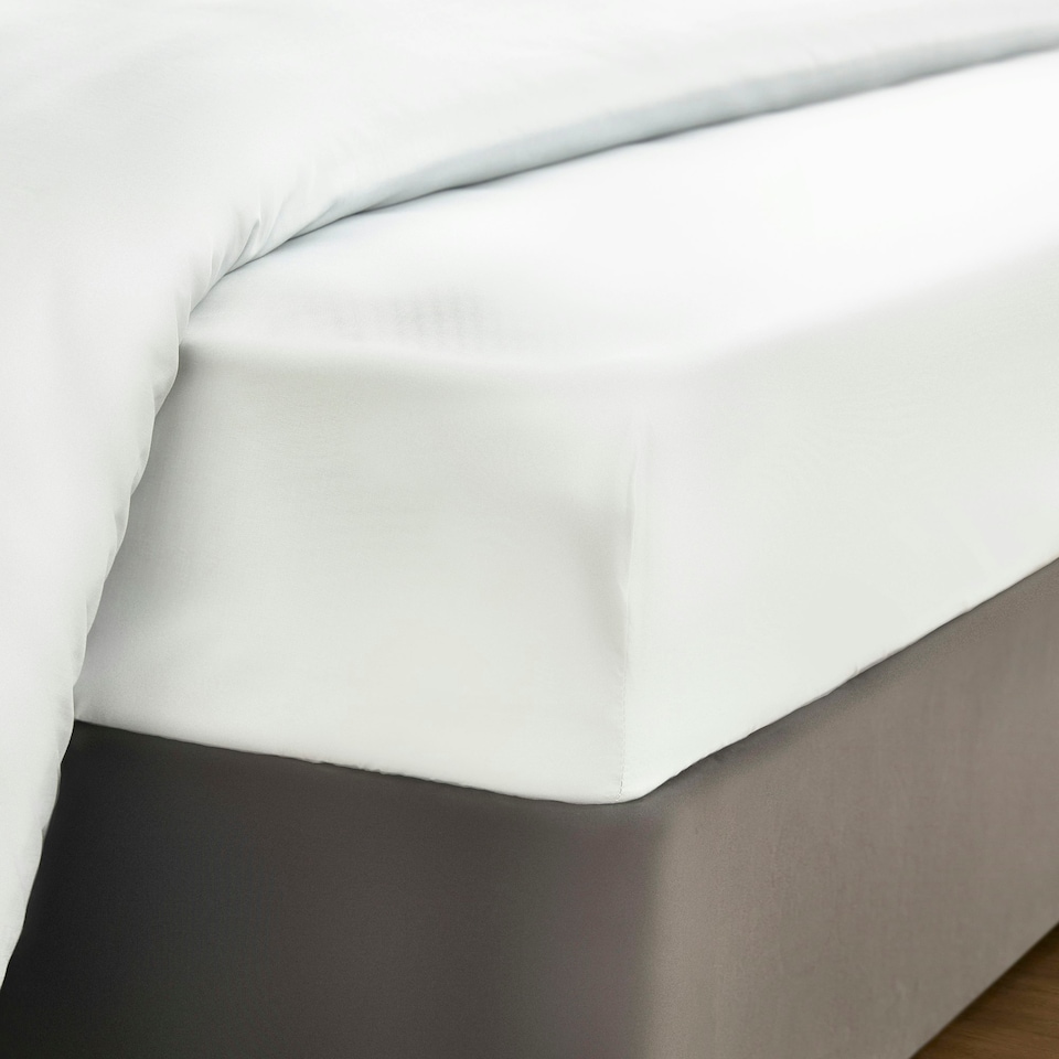 image 1 of Silentnight Restore Cooling Fitted Sheet, Luxurious Bamboo & Cotton Blend - Double