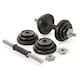 image 3 of York 20kg Cast Iron Dumbbell Weight Set - Black