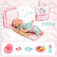 image 5 of Deluxe Mermaid-Themed Baby Doll Playset with Stroller, Crib, Play Mat & Feeding Accessories – Role Play Toy for Girls 3+