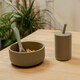 image 4 of Tiny Dining Baby Silicone Suction Bowl - Silver Sage Green