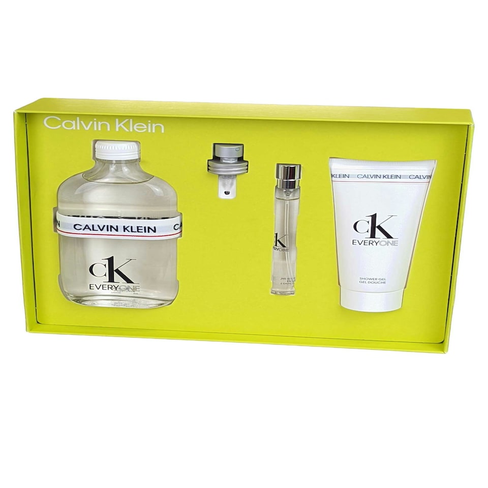 image 1 of Everyone cK Calvin Klein Eau de Toilette Spray 200ml Shower Gel 100ml + Travel Spray 10ml Calvin Klein