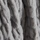 image 3 of BHS Ruched Faux Fur Throw | Grey | Grey | One Size | 1