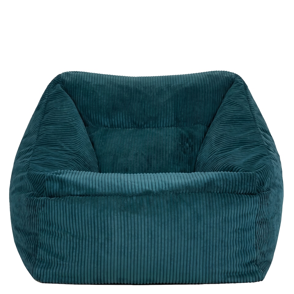 image 1 of Natalia Large Beanbag Corduroy Teal | Green | Teal | XL | 1
