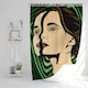 image 2 of portrait of woman (Shower Curtain)