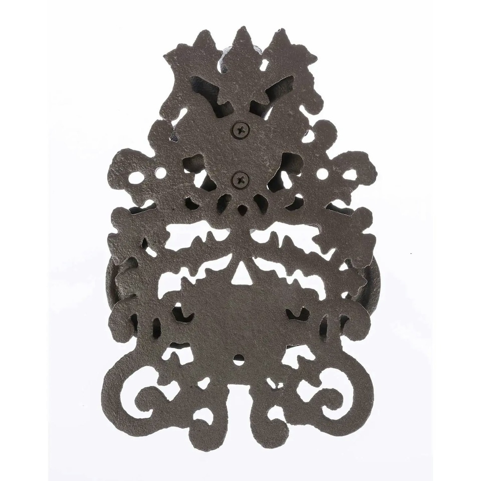 image 1 of Homescapes Brown Decorative Cast Iron Door Knocker