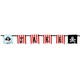 image 2 of Floss & Rock Make Your Own Party Bunting Kit - Pirate | Red | Black
