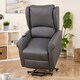 image 4 of Corcoran Electric Riser Recliner with Massage and Heat - Grey