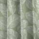 image 3 of Fusion Matteo Eyelet Curtains Green