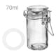 image 5 of Argon Tableware Glass Storage Jar Seals - Small - Clear - Pack of 6