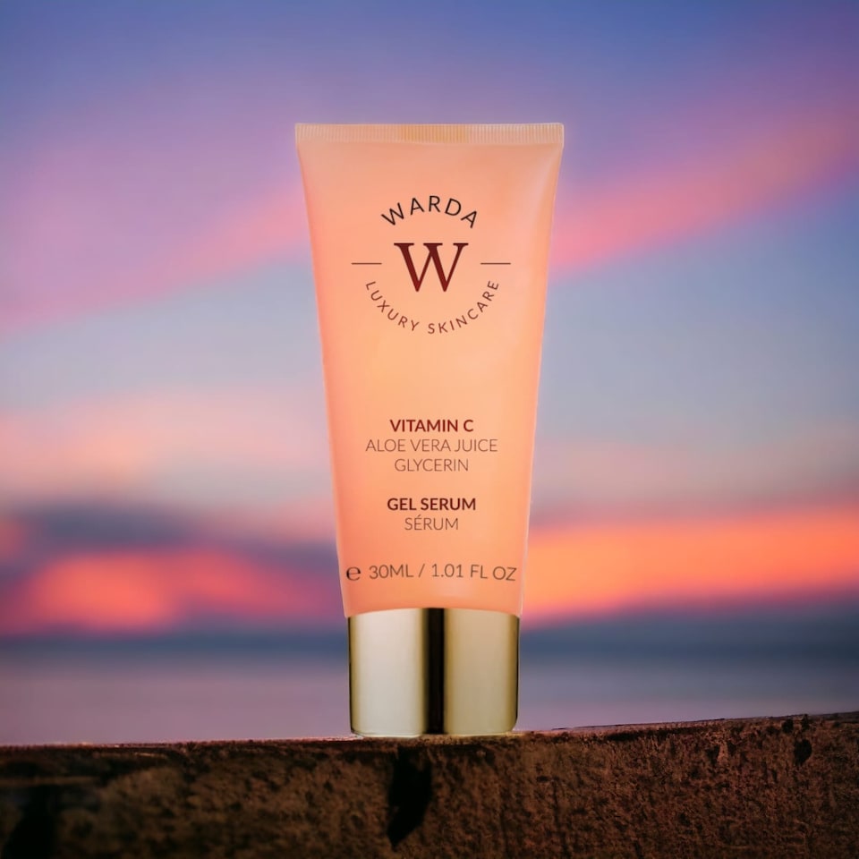 image 1 of Warda Luxury Skincare Skin Glow Boost Vitamin C Gel Serum 30ml + Skin Lifter Boost Collagen Gel Serum 30ml