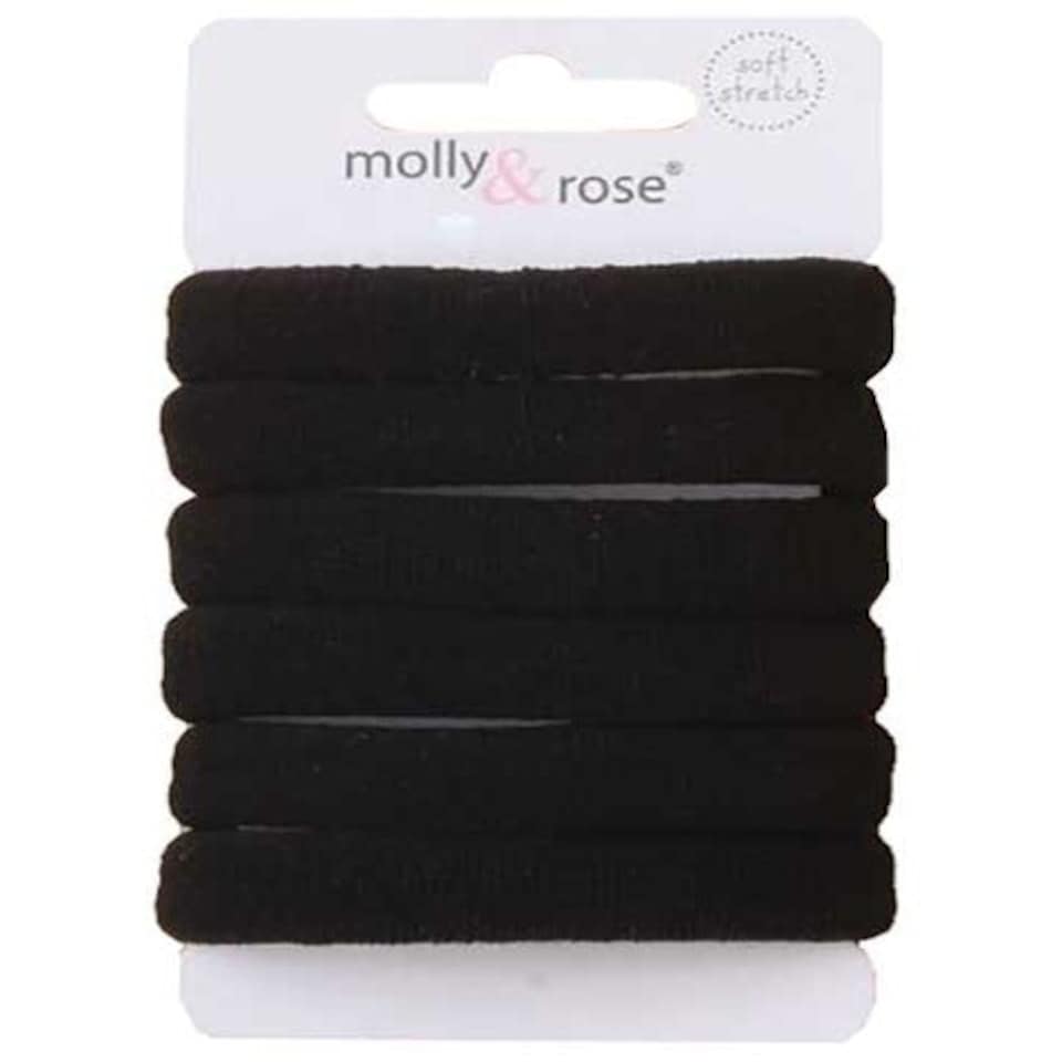 Molly And Rose Jersey Elastics Black 6791