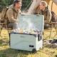 image 2 of Outsunny 42.5L Compressor Car Fridge Freezer, Camping Refrigerator | Green | Green, Black | 72.6 x 42.2 x 50 cm