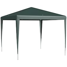 Outsunny Garden Gazebo Marquee Party Tent Wedding Canopy Patio Green 2.7 x 2.7m