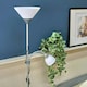 image 2 of ValueLights Mozz Silver Mother and Child Floor Lamp Chrome