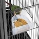 image 6 of Yaheetech 136 cm Tall Mobile Large Parrot Cage w/ Stand Black