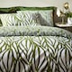 image 3 of Hoem Frond Abstract Cotton Rich Reversible King Duvet Cover Set