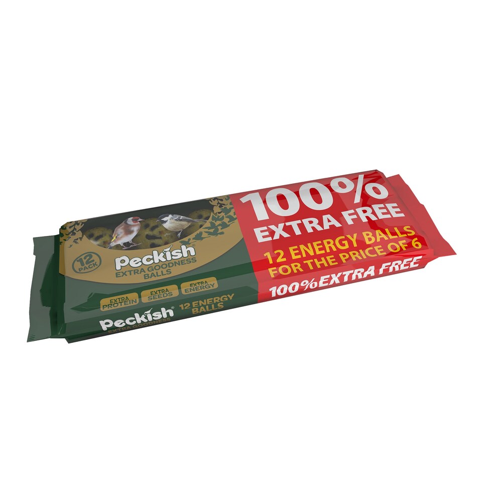image 1 of Peckish Extra Goodness High-Energy Suet Balls | Multi | 50 x Energy Balls | Sunflower & Peanut