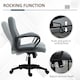 image 8 of Vinsetto Office Chair with Massage 360° Swivel Chair Adjustable Height Grey