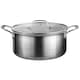 image 1 of Hairy Bikers Hex Guard 24cm Non-Stick Casserole with Lid