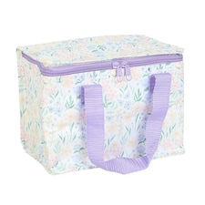 Something Different Ditsy Floral Lunch Bag - Lilac/Pink/Green - One Size
