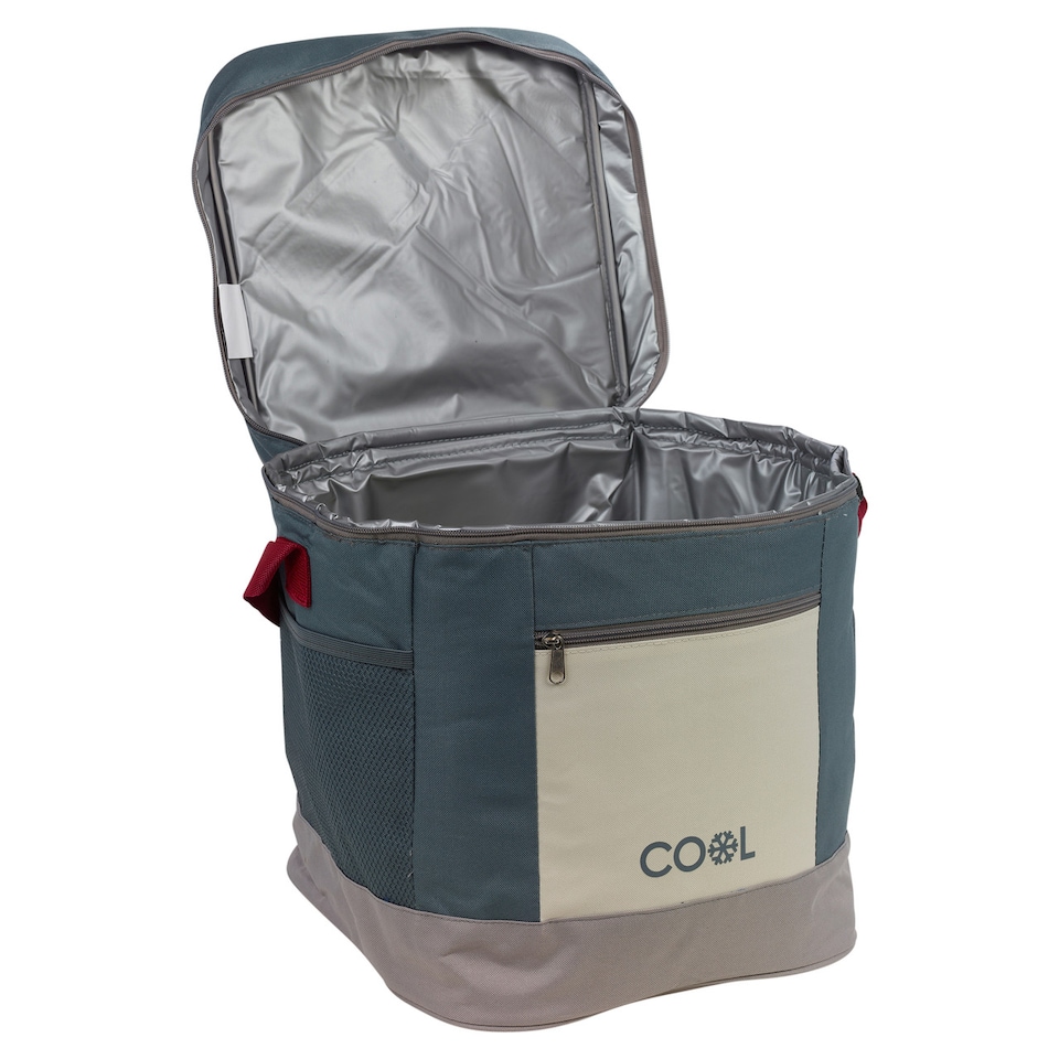image 1 of Insulated Cooler Bag Shoulder Rucksack | Grey | 1
