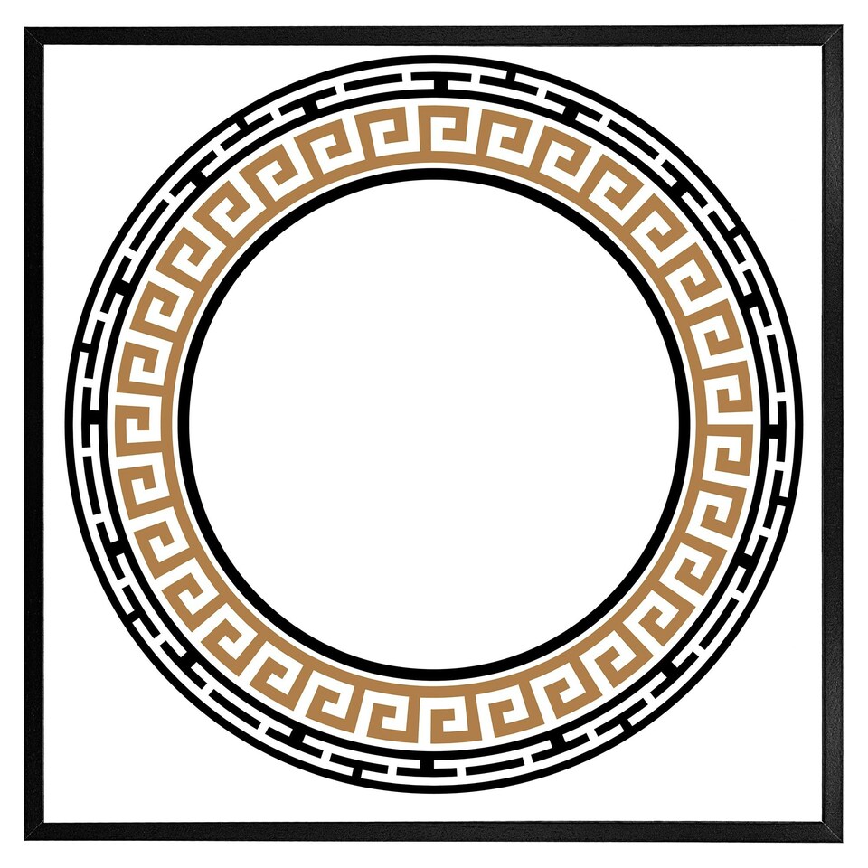 image 1 of Greek key frame (Picture Frame) White | XS