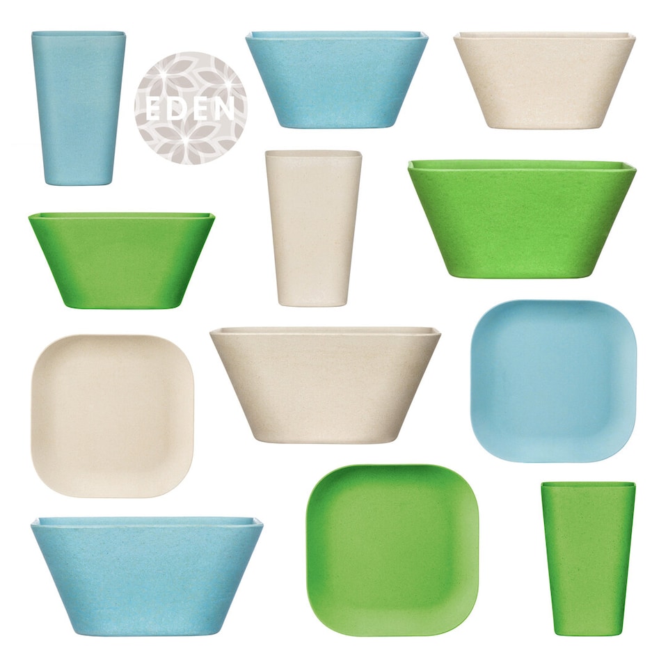 image 1 of Eden Blue Bamboo Fibre Dinner Plate